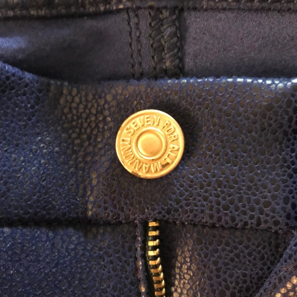 7 For All Mankind Gwenevere Skinny Pants, Sz 25 - Picture 3 of 8